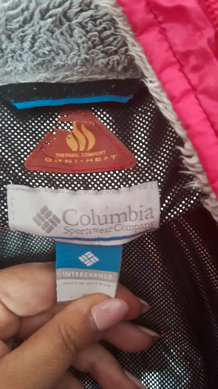 Chaqueta térmica rosa Columbia para mujer - 3