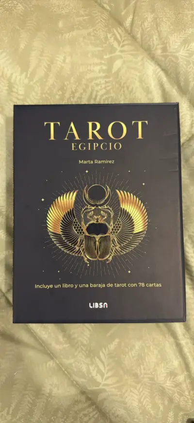 Tarot Egipcio con Libro y Baraja de 78 Cartas - miniatura 1