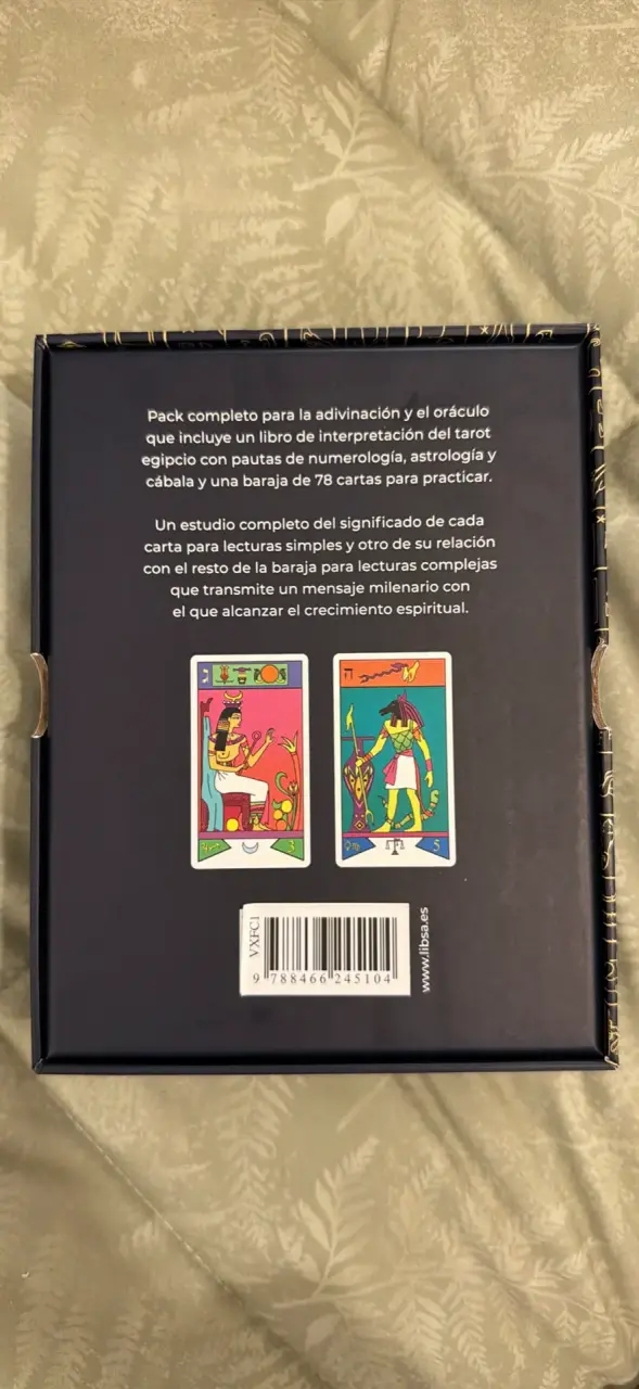 Tarot Egipcio con Libro y Baraja de 78 Cartas - 2
