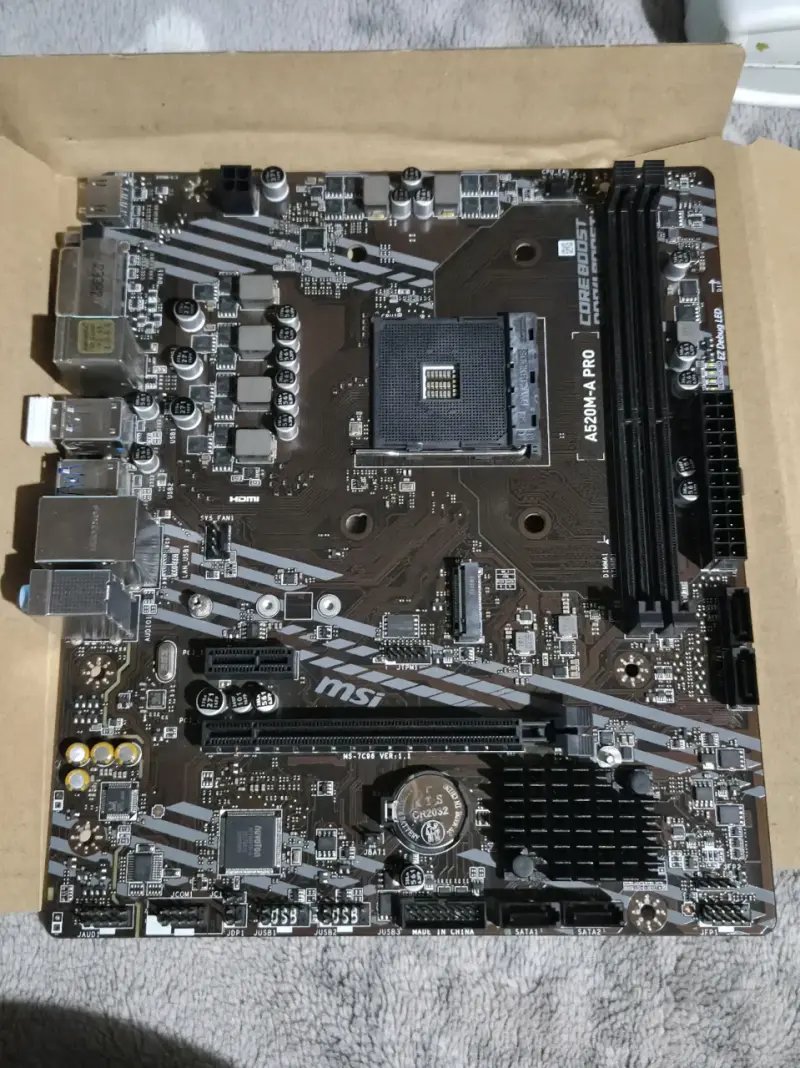 Placa Madre MSI A520M-A PRO AM4 - 2