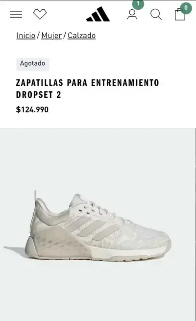 Zapatillas ADIDAS DROPSET 2 TRAINER [TALLA 38.5] - miniatura 6