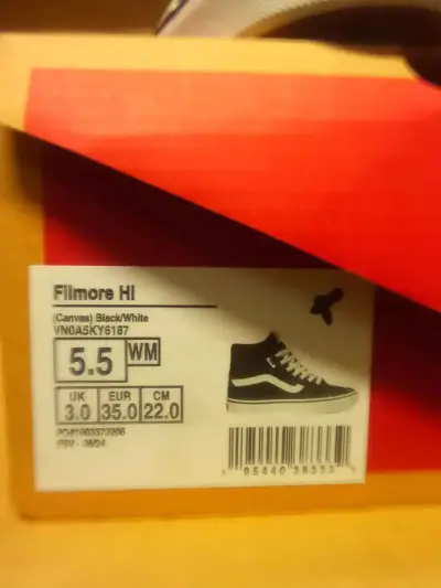 Zapatillas  mujer VANS FILMORE HI [TALLA 35 EUR] - miniatura 2