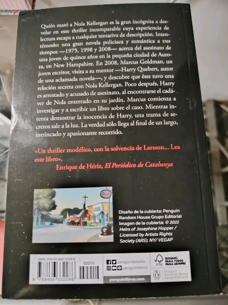 Libro 'La Verdad Sobre El Caso Harry Quebert' - 2