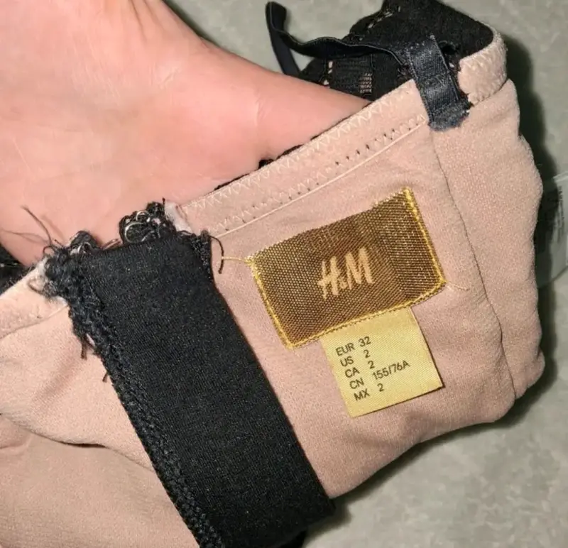 Top de encaje negro H&M elegante - 2