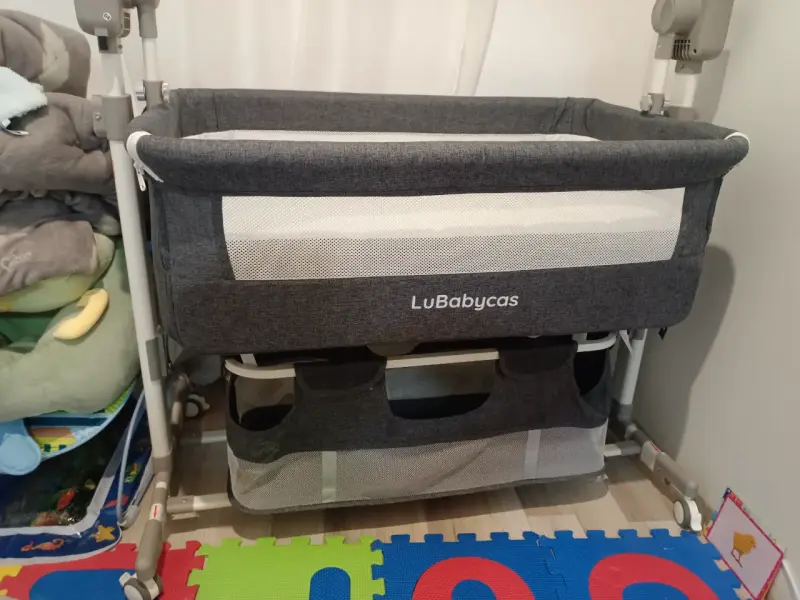 Cuna multifuncional eléctrica para bebés LuBabycas - 2