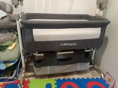 Cuna multifuncional eléctrica para bebés LuBabycas - miniatura 2