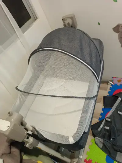 Cuna multifuncional eléctrica para bebés LuBabycas - miniatura 3