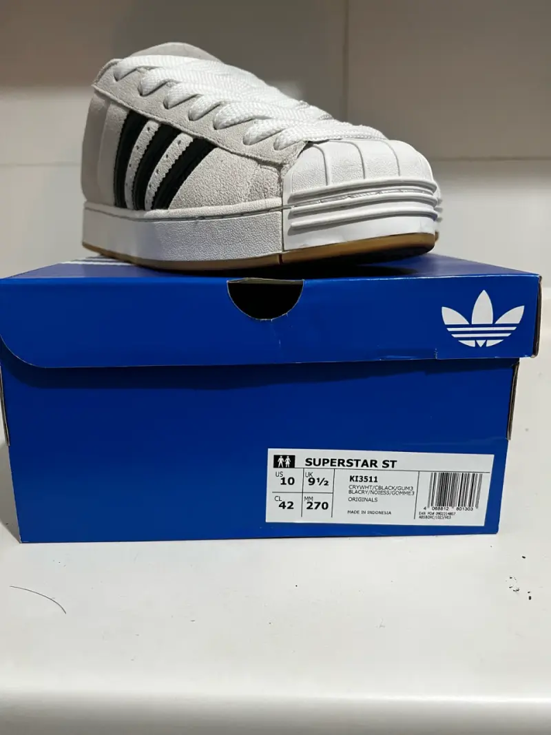 Zapatillas Adidas Superstar ST blancas y negras - 2