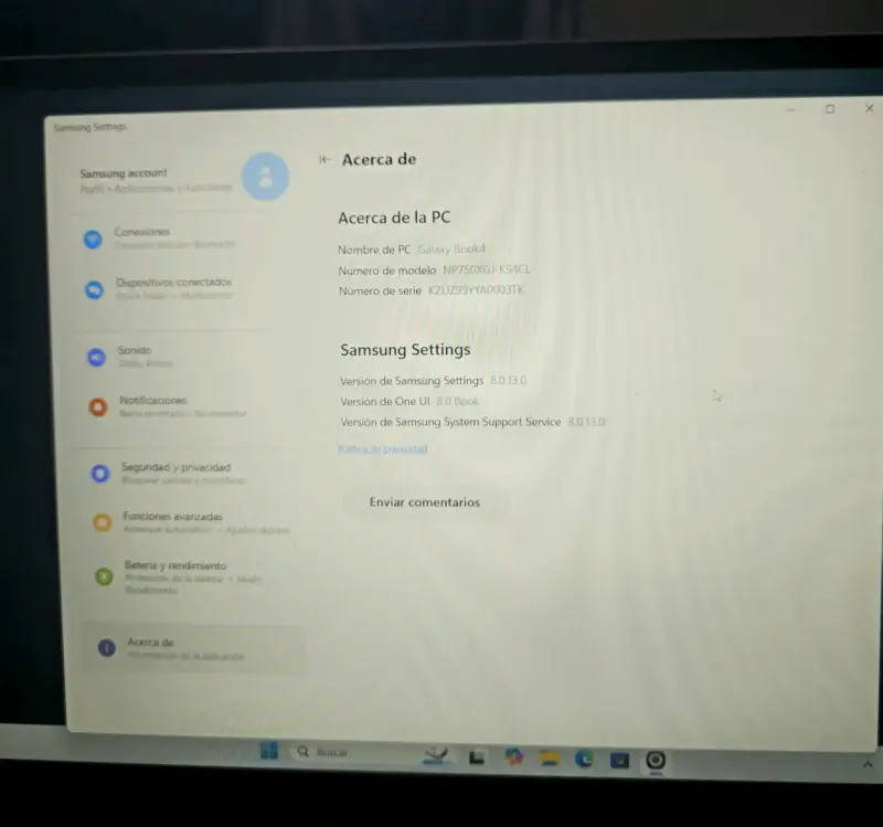 Laptop Samsung Galaxy Book i5 15.6 pulgadas - 3