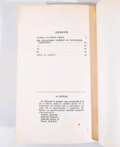 Del Socialismo Utópico al Socialismo Científico. - miniatura 2