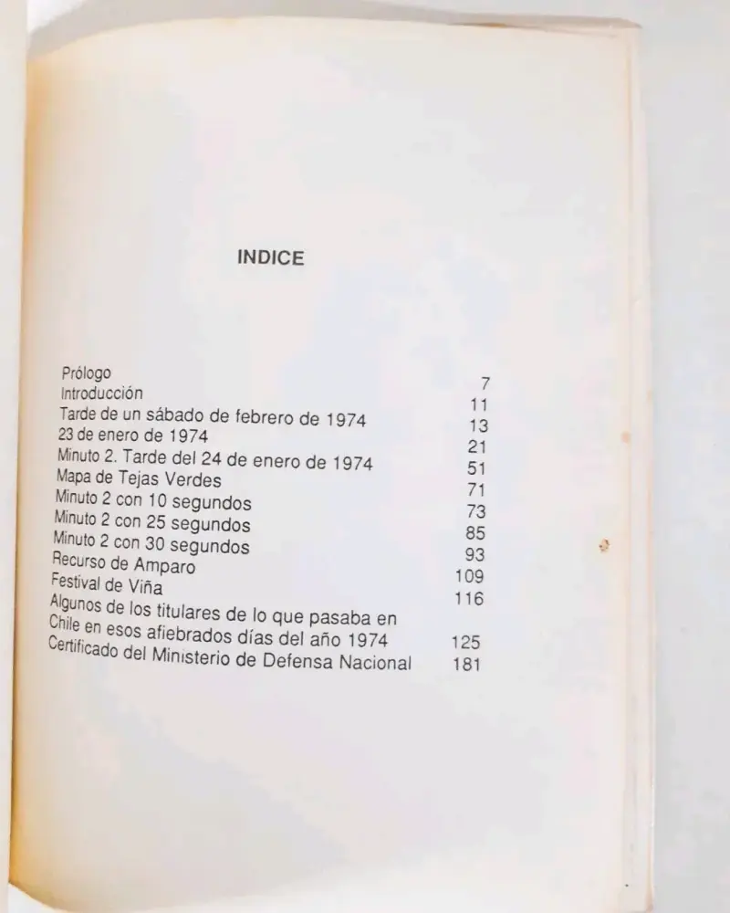 Tejas Verdes: Mis Primeros Tres Minutos - E. Rojas - 2
