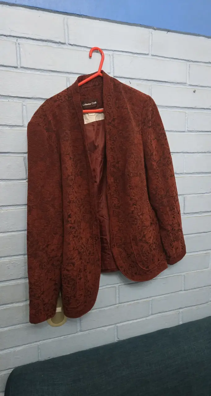 Blazer de mujer rojo Coldwater Creek elegante