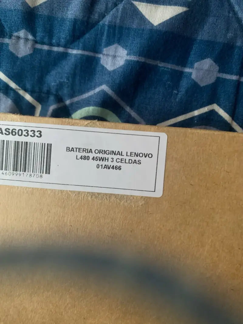 Batería Original Lenovo L480 45Wh 3 Celdas sin uso - 3
