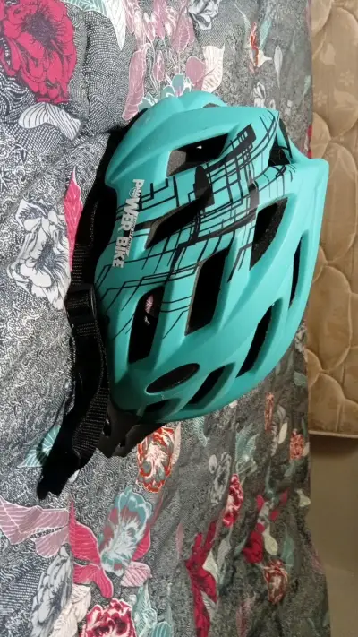 Casco de bicicleta Power Bike verde con diseño - miniatura 5