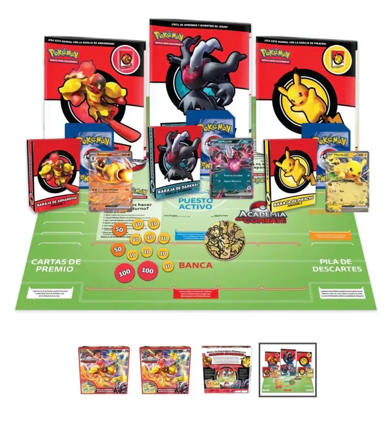 Juego de cartas Pokémon Academia de Combate - 6