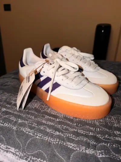 Zapatillas Adidas Samba Blancas  Nuevas - miniatura 1