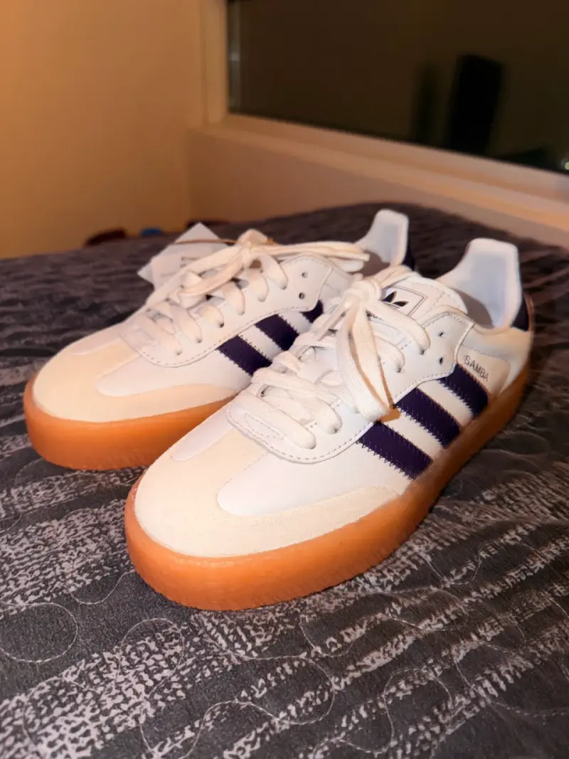 Zapatillas Adidas Samba Blancas Nuevas - 3