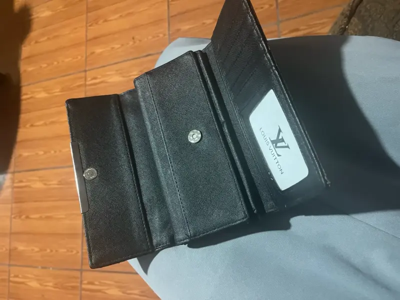 Cartera de Cuero Louis Vuitton Damier - 3