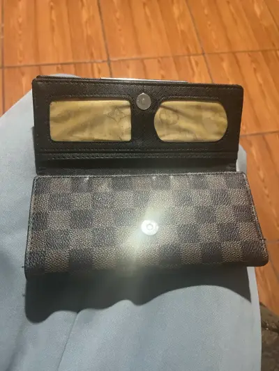 Cartera de Cuero Louis Vuitton Damier - miniatura 4