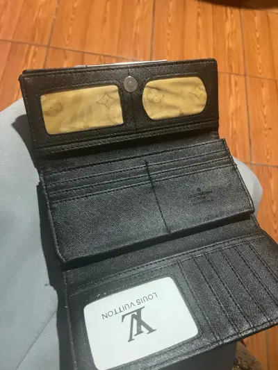 Cartera de Cuero Louis Vuitton Damier - miniatura 5