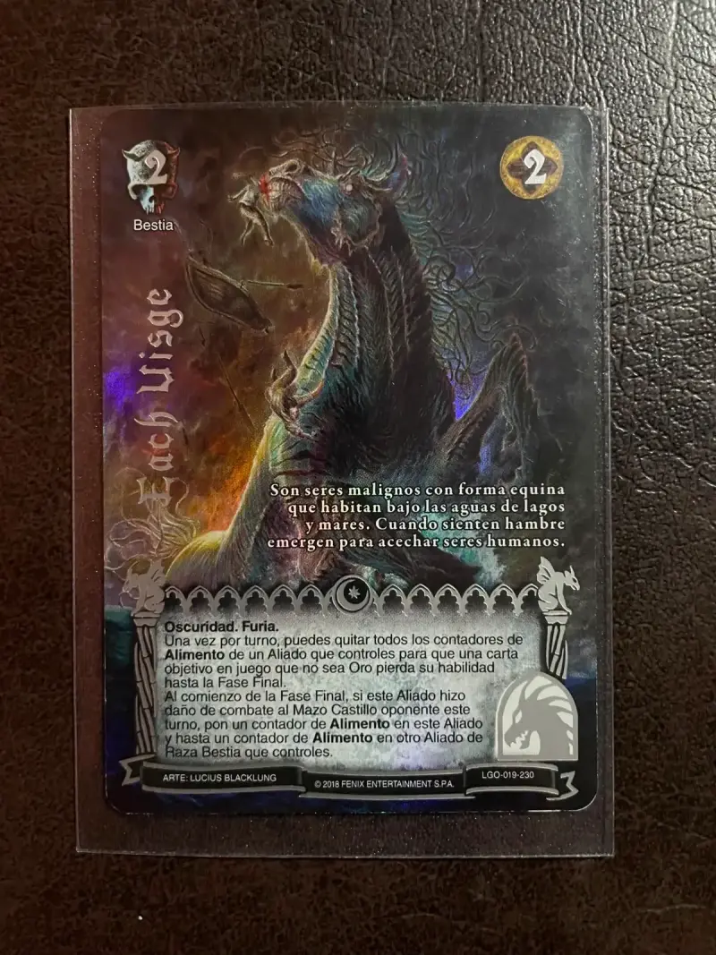 Carta de juego Fenix Entertainment Bestia