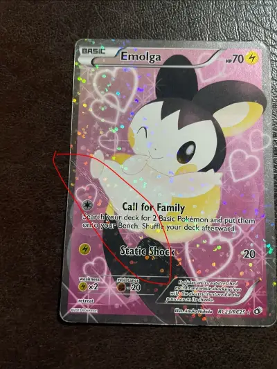 Carta Pokémon Emolga Holográfica Edición Especial - miniatura 2