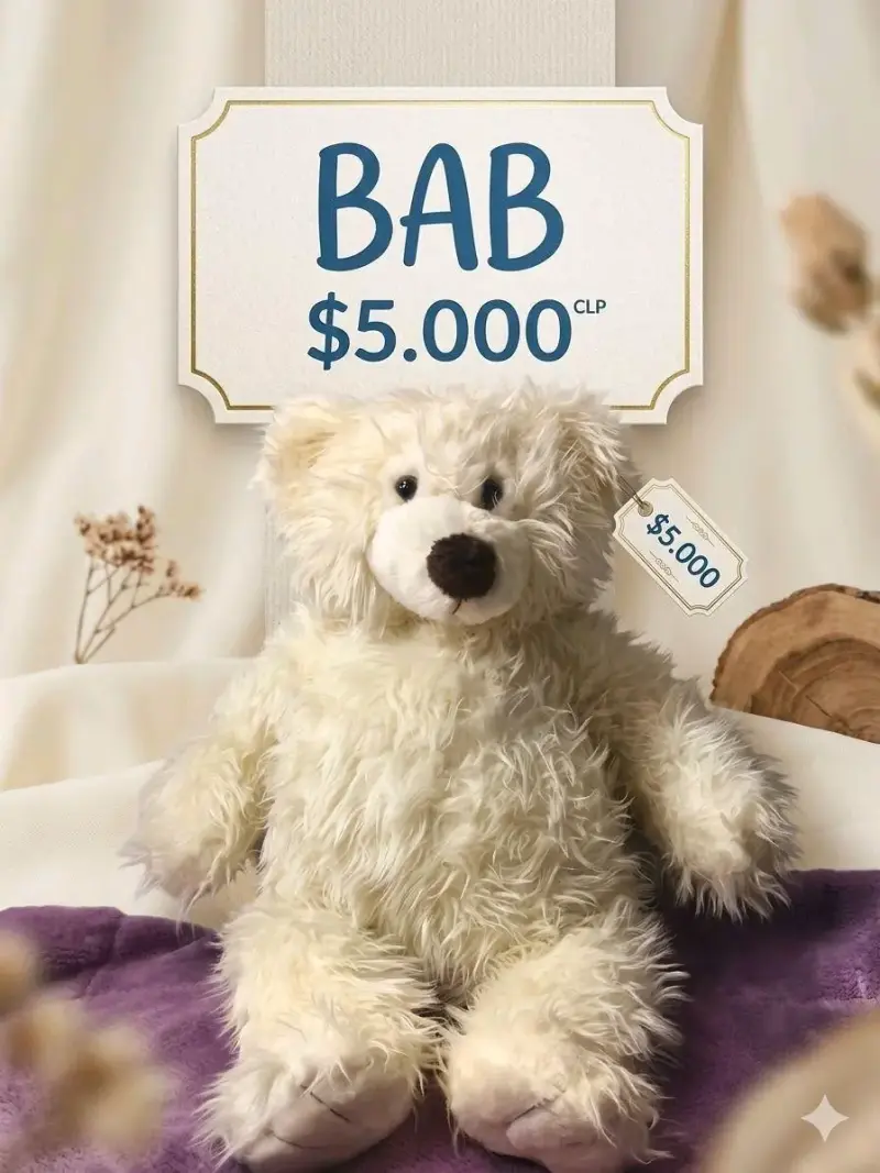 Peluche de animal BAB suave y adorable original - 3