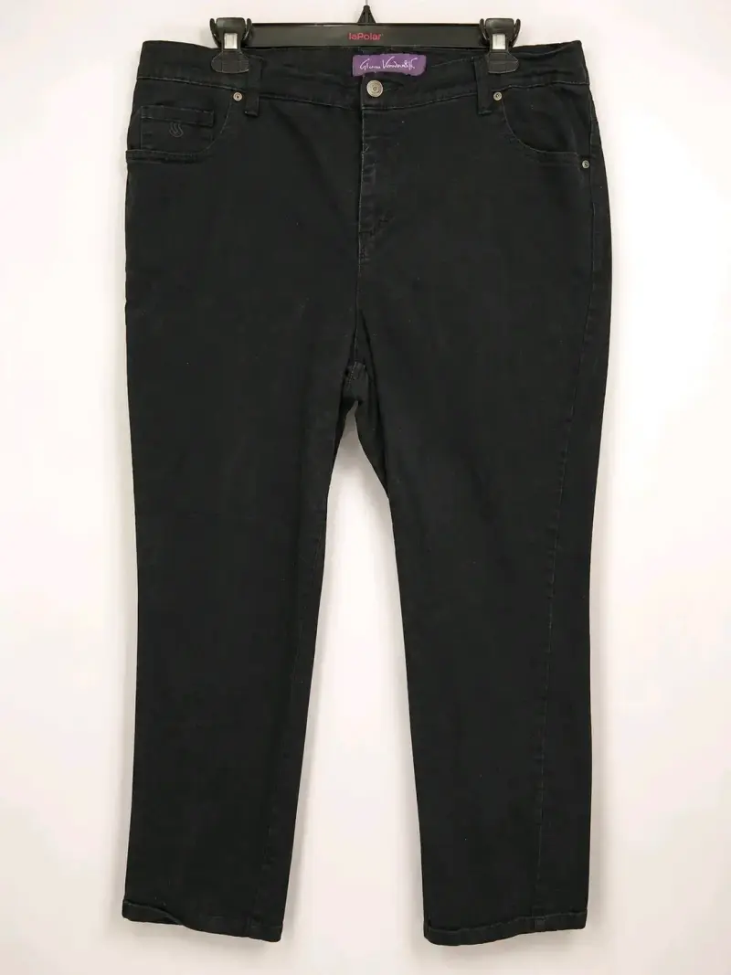 Pantalones negros de mujer Gloria Vanderbilt - 1