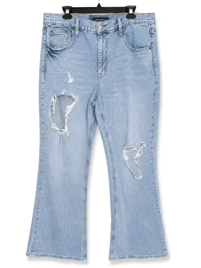 Jeans flare desgastados Aeropostale para mujer - miniatura 1