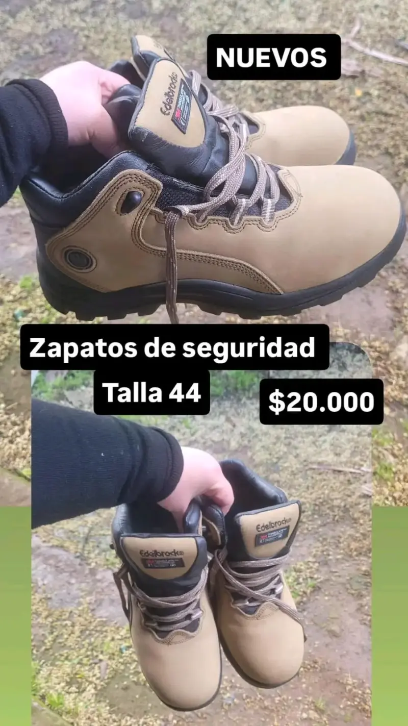 Zapatos de seguridad Edelbrock nuevos talla 44