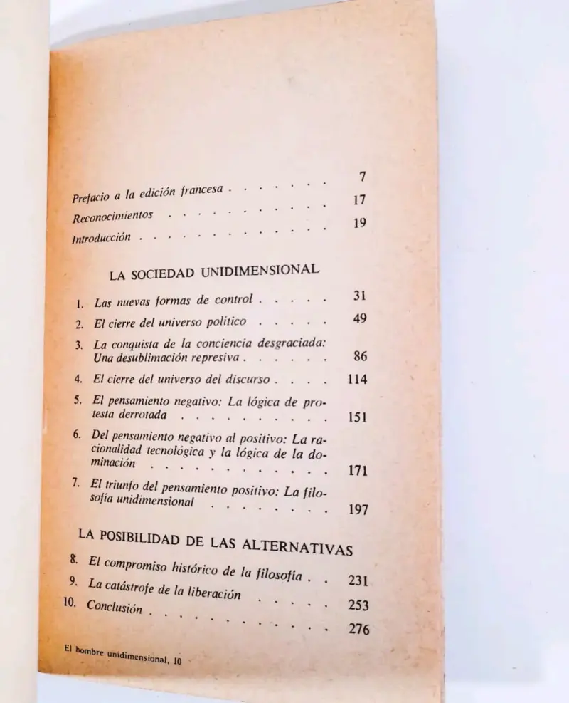 El Hombre Unidimensional - Herbert Marcuse. - 2