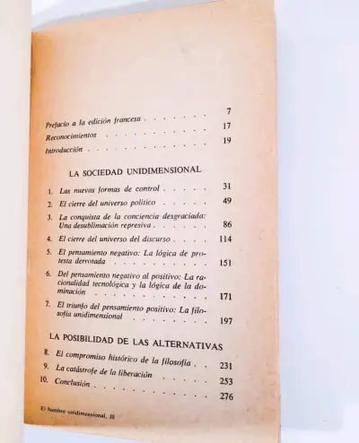 El Hombre Unidimensional - Herbert Marcuse. - miniatura 2