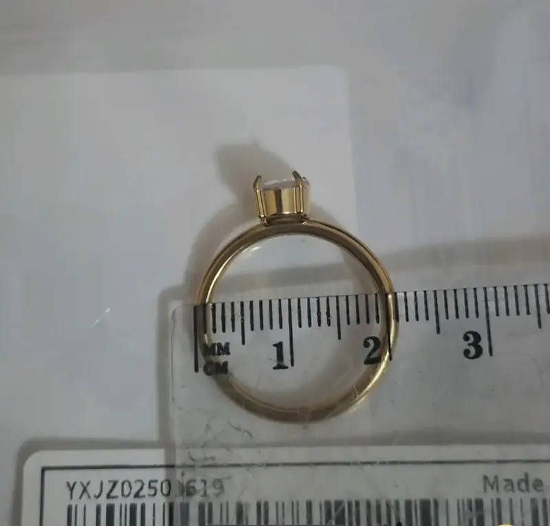 Anillo de compromiso oro 18k Acero inoxidable - 5