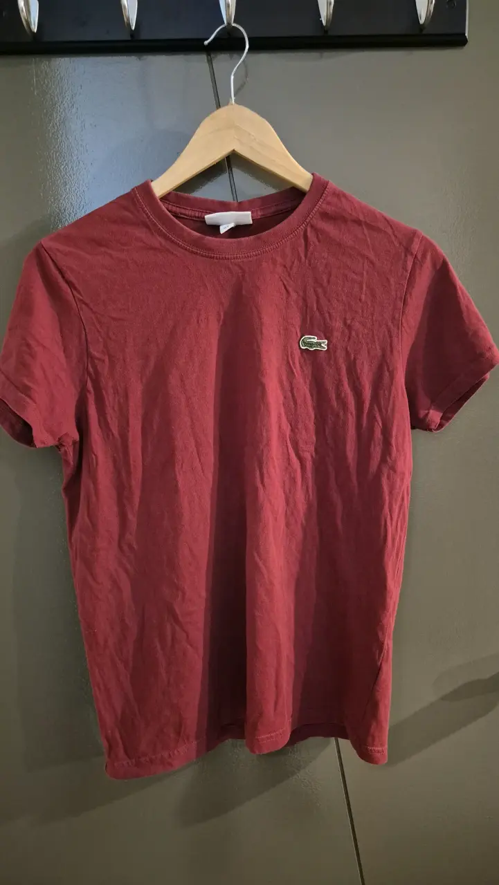 Polera Lacoste Roja Regular Fit - 1