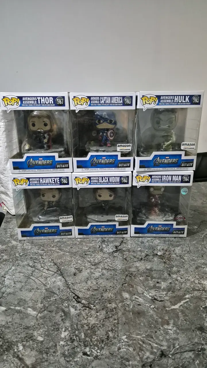 Set de Figuras Funko Pop Avengers Assemble