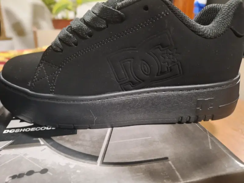 Zapatillas negras DC Shoes plataforma - 1