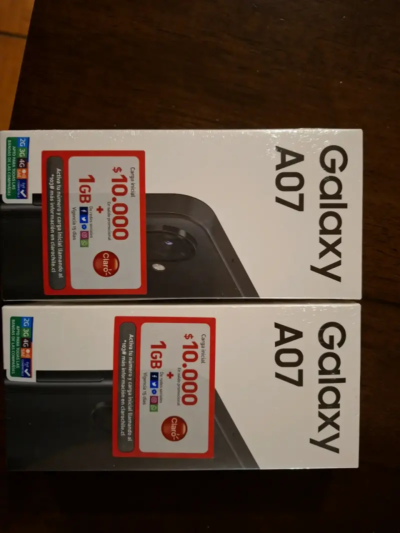Smartphone Samsung Galaxy A07 nuevo