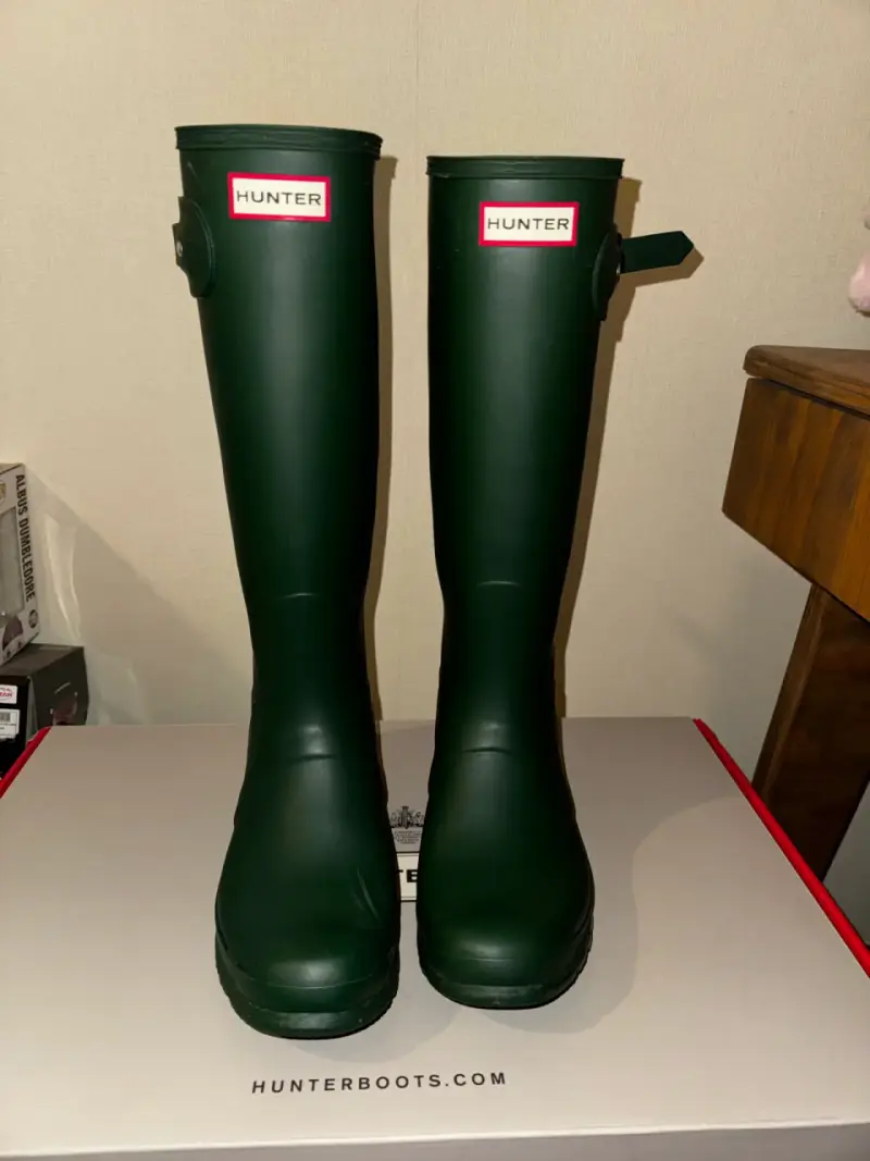 Botas de lluvia Hunter verde oliva - 2