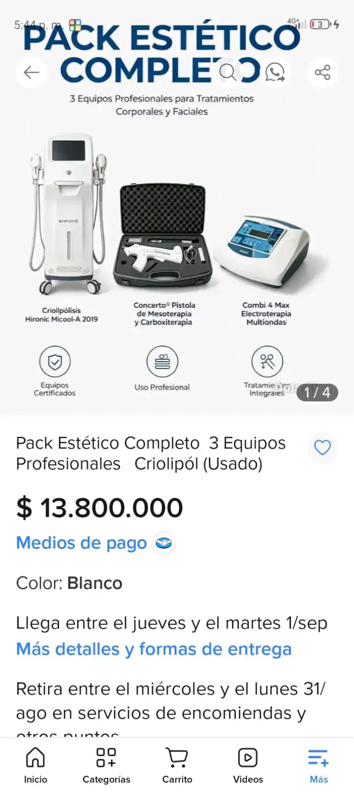 Máquina de Criolipólisis Hironic Micol A 2019 - 3