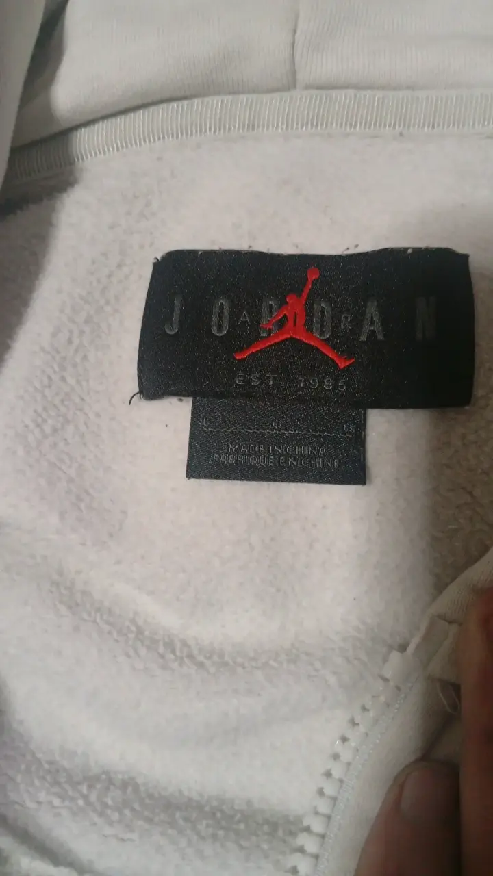 Polerón Jordan PSG blanco con capucha - 5