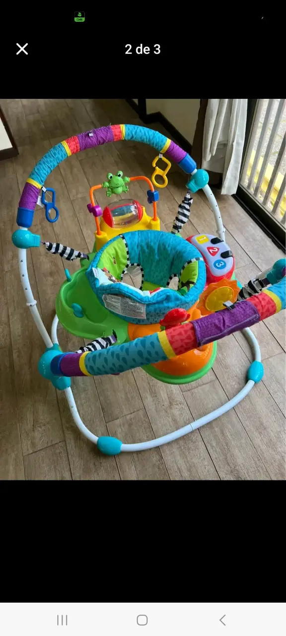 Centro de actividades para bebé multicolor - 3