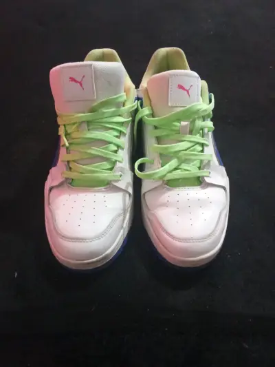 Zapatillas deportivas blancas con detalles coloridos - miniatura 6