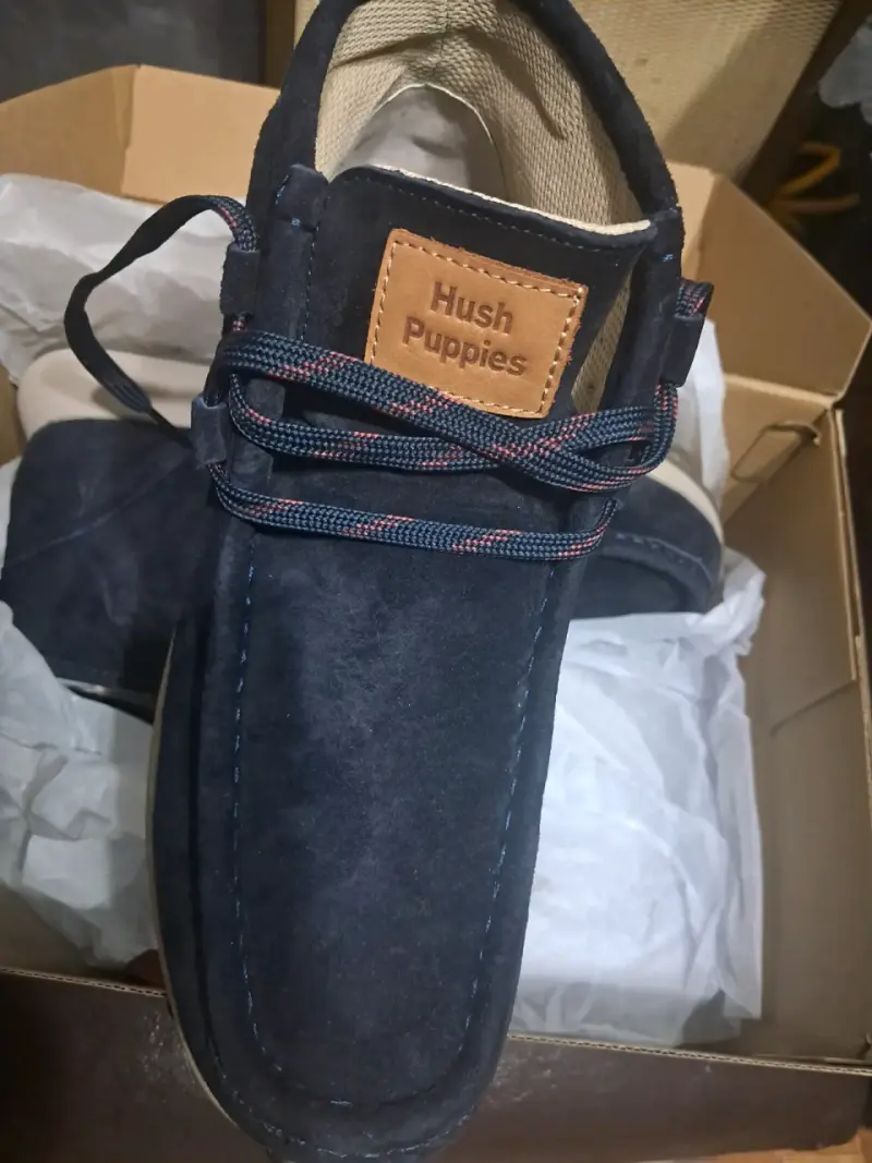 Botines de gamuza azul Hush Puppies - 3