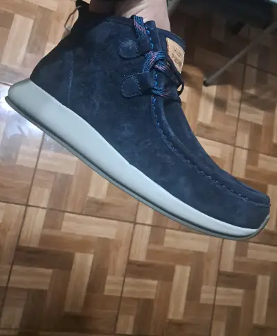 Botines de gamuza azul Hush Puppies - miniatura 4