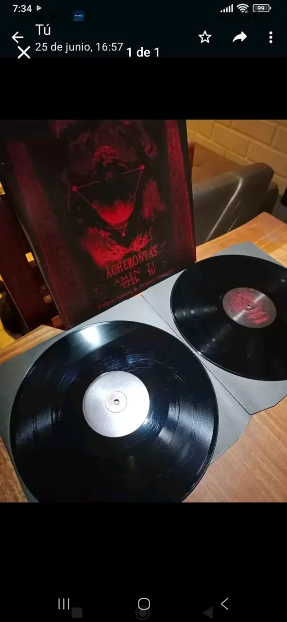 Vinilo Acherontas Amen II edición especial