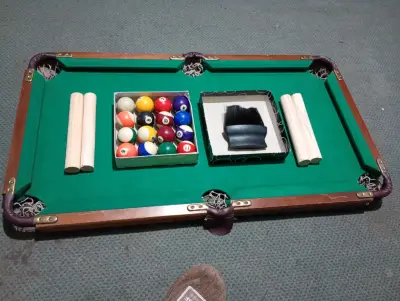 Mini Mesa de pool con bolas - miniatura 4