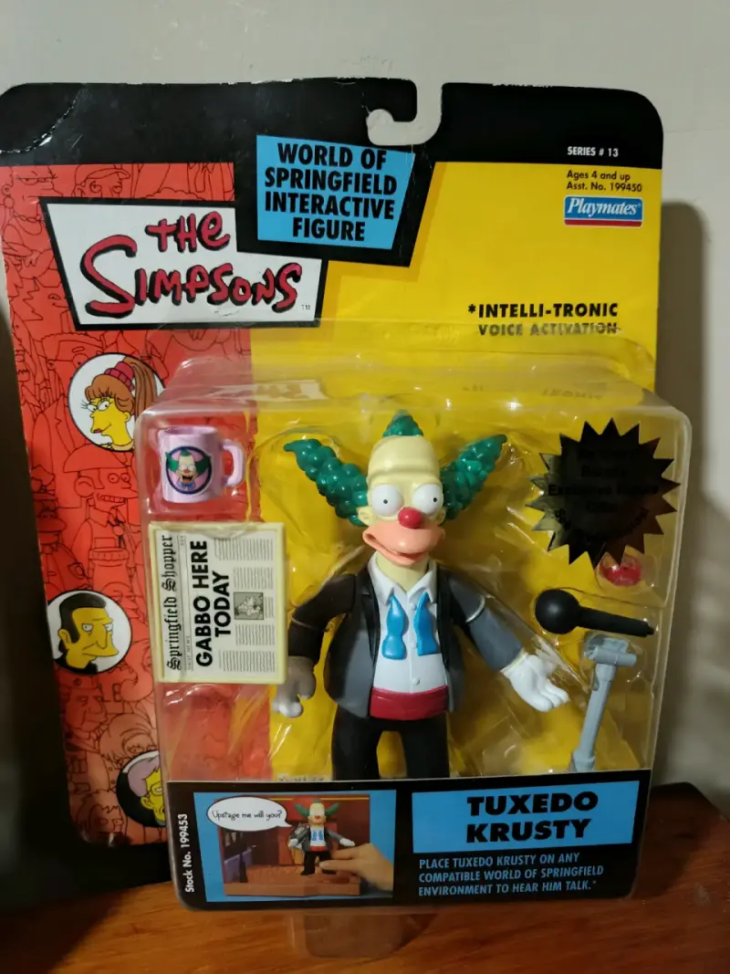 Figuras interactivas de Los Simpsons Tuxedo Krusty y Montgomery Burns - 2