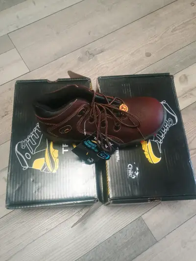 Botas de seguridad Trek marrones con caja - miniatura 3