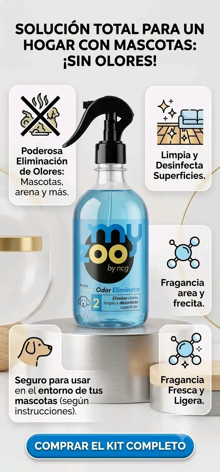 Eliminador de olores para mascotas My Zoo