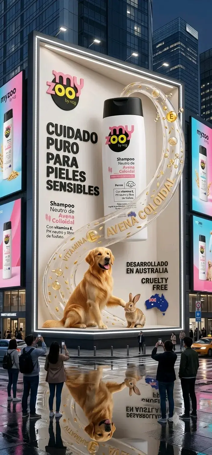 Shampoo Neutro de Avena Coloidal para Perros